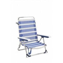 Пляжный складной стул в полоску, алюминий  цена и информация | Садовые стулья, кресла, пуфы | kaup24.ee