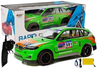 Kaugjuhitav auto, roheline, 1:10 hind ja info | Poiste mänguasjad | kaup24.ee