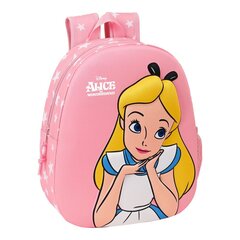 3D-kooliseljakott Disney Alice in Wonderland Roosa hind ja info | Koolikotid, sussikotid | kaup24.ee