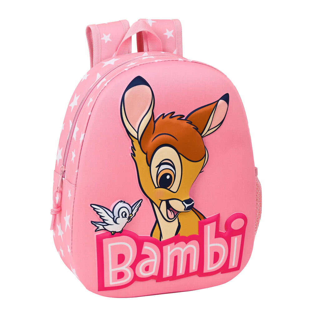 3D-kooliseljakott Disney Bambi Roosa цена и информация | Koolikotid, sussikotid | kaup24.ee