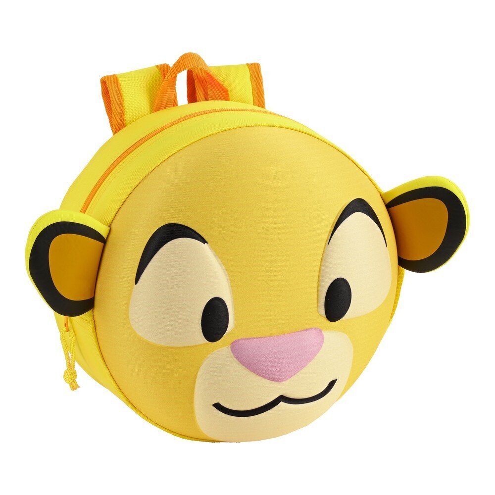 3D-kooliseljakott The Lion King Kollane (31 x 31 x 10 cm) hind ja info | Koolikotid, sussikotid | kaup24.ee