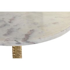 Журнальный столик DKD Home Decor, позолоченный алюминий, белый мрамор (40 x 40 x 61 см) цена и информация | Журнальные столики | kaup24.ee