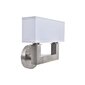 Seinalamp DKD Home Decor Hõbedane Metall Polüester Valge 220 V 40 W (25 x 14 x 24 cm) hind ja info | Seinavalgustid | kaup24.ee