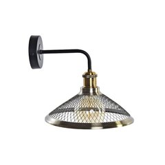 Настенный светильник DKD Home Decor, чёрный позолоченный металл 220 В 50 Вт (27 x 28 x 28 см) цена и информация | Настенные светильники | kaup24.ee