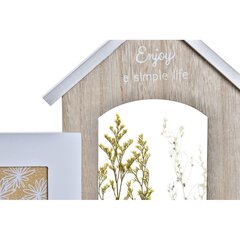 Fotoraam DKD Home Decor Puit Lill Naturaalne (42 x 7 x 29 cm) (2 Ühikut) hind ja info | Pildiraamid | kaup24.ee