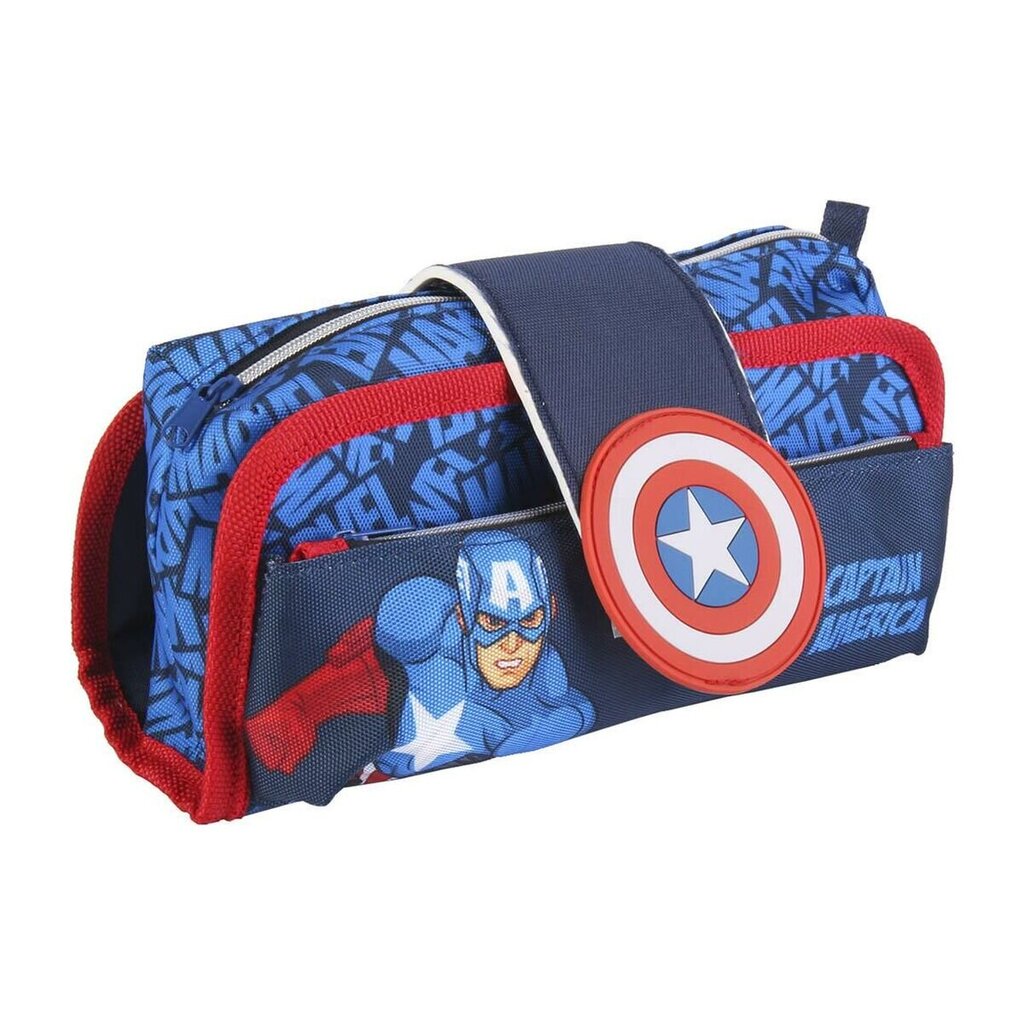 Koolikott Marvel Sinine (22 x 12 x 7 cm) hind ja info | Kirjatarbed | kaup24.ee