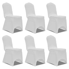 Venivast materjalist toolikate 6 tk, valge hind ja info | Mööblikatted | kaup24.ee