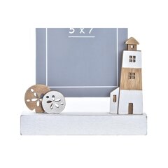 Fotoraam DKD Home Decor Puit Valge Akrüül Esilatern (18 x 3,5 x 23 cm) hind ja info | Pildiraamid | kaup24.ee