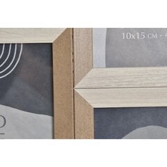 Fotoraam DKD Home Decor Puit Must Pruun Boho (49,5 x 2 x 49,5 cm) (2 Ühikut) hind ja info | Pildiraamid | kaup24.ee