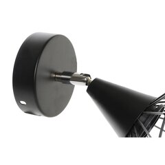Настенный светильник DKD Home Decor, чёрный металл 220 В 50 Вт (21 x 22 x 22 см) цена и информация | Настенный светильник Конусы | kaup24.ee