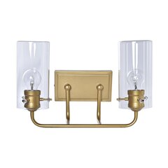 Настенный светильник DKD Home Decor, позолоченный металл 220 В 50 Вт (41 x 17 x 24 см) цена и информация | Настенные светильники | kaup24.ee