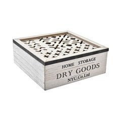 Dekoratiivne karp DKD Home Decor Must Puit (16 x 16 x 6 cm) цена и информация | Посуда для хранения еды | kaup24.ee