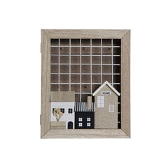 Шкаф для ключей DKD Home Decor, металл, коричневый MDF (21 x 7 x 26 см) цена и информация | Шкафчики в гостиную | kaup24.ee