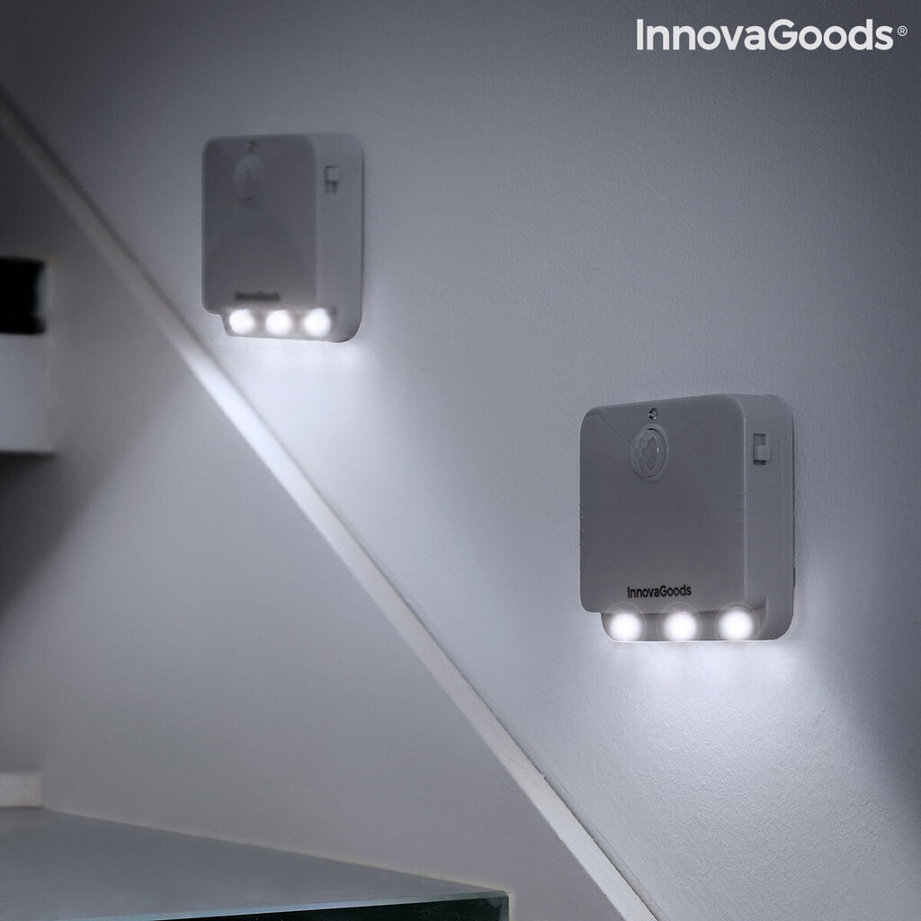 LED-valgusti liikumisanduriga Lumtoo InnovaGoods 2 Ühikut hind ja info | Süvistatavad ja LED valgustid | kaup24.ee