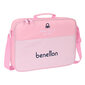 Kooli ranits Benetton Vichy Roosa (38 x 28 x 6 cm) hind ja info | Koolikotid, sussikotid | kaup24.ee