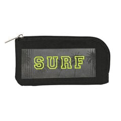 Школьный пенал Safta Surf, чёрный (23 x 11 x 1 см) цена и информация | Смягчает воду и защищает Вашу посудомоечную машину от извести. | kaup24.ee