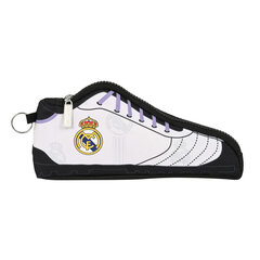 Koolikott Real Madrid C.F. Sussid Must Valge (24 x 10 x 2 cm) hind ja info | Kirjatarbed | kaup24.ee