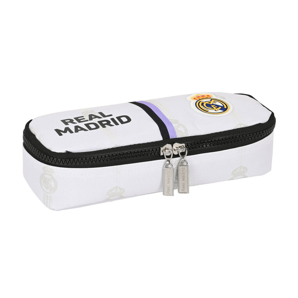 Koolikott Real Madrid C.F. Must Valge (22 x 5 x 8 cm) цена и информация | Kirjatarbed | kaup24.ee