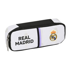 Koolikott Real Madrid C.F. Must Valge (22 x 5 x 8 cm) цена и информация | Канцелярские товары | kaup24.ee