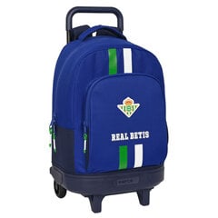 Школьный рюкзак с колесиками Real Betis Balompié, синий (33 x 45 x 22 см) цена и информация | Школьные рюкзаки, спортивные сумки | kaup24.ee