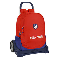 Школьный рюкзак с колесиками Atlético Madrid, красный / тёмно-синий (32 x 44 x 16 см) цена и информация | Школьные рюкзаки, спортивные сумки | kaup24.ee