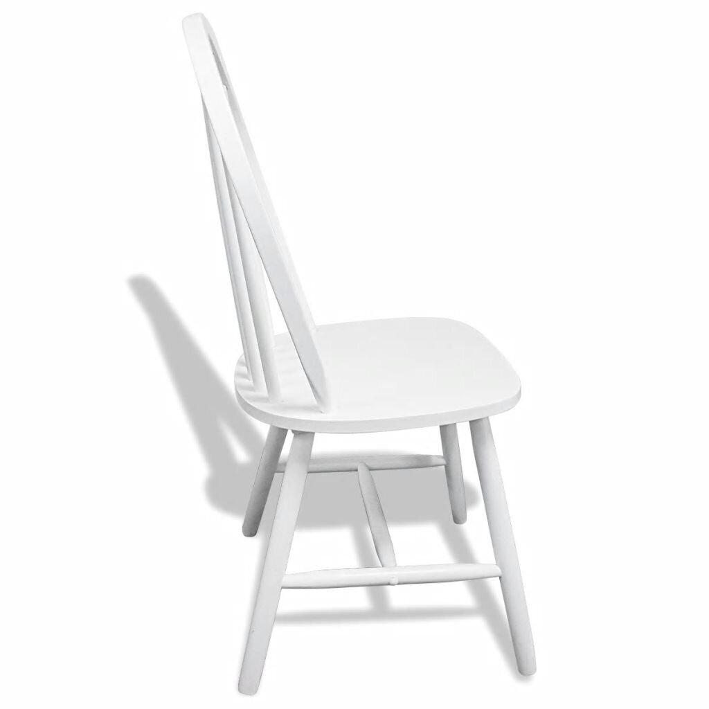 2 tooli komplekt, valge II цена и информация | Söögitoolid, baaritoolid | kaup24.ee