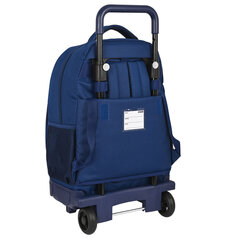 Школьный рюкзак с колесиками Safta University, красный / тёмно-синий (33 x 45 x 22 см) цена и информация | Школьные рюкзаки, спортивные сумки | kaup24.ee