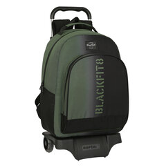 Ratastega koolikott BlackFit8 Gradient Must Militaarroheline (32 x 42 x 15 cm) цена и информация | Школьные рюкзаки, спортивные сумки | kaup24.ee