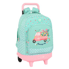 Школьный рюкзак с колесиками Glow Lab Pepa, зеленый, 33 x 45 x 22 см цена и информация | Школьные рюкзаки, спортивные сумки | kaup24.ee