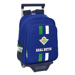 Ratastega koolikott Real Betis Balompié Sinine (28 x 34 x 10 cm) hind ja info | Koolikotid, sussikotid | kaup24.ee