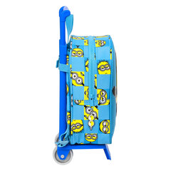 Ratastega koolikott Minions Minionstatic Sinine (22 x 28 x 10 cm) hind ja info | Minions Juuksehooldus | kaup24.ee