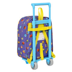 Школьный рюкзак с колесиками SuperThings Guardians of Kazoom, фиолетовый / жёлтый, 22 x 28 x 10 см цена и информация | Школьные рюкзаки, спортивные сумки | kaup24.ee