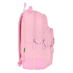 Kooliseljakott Benetton Vichy Roosa (32 x 42 x 15 cm) hind ja info | Koolikotid, sussikotid | kaup24.ee