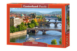 Пазл Castorland View of Bridges in Prague, 500 деталей цена и информация | Пазлы | kaup24.ee