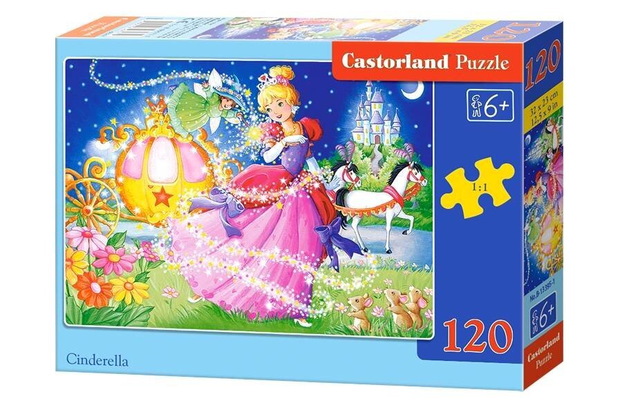 Castorland Tuhkatriinu puzzle, 120 tükki hind ja info | Pusled | kaup24.ee