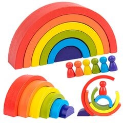 Puidust mosaiikpuzzle hind ja info | Imikute mänguasjad | kaup24.ee