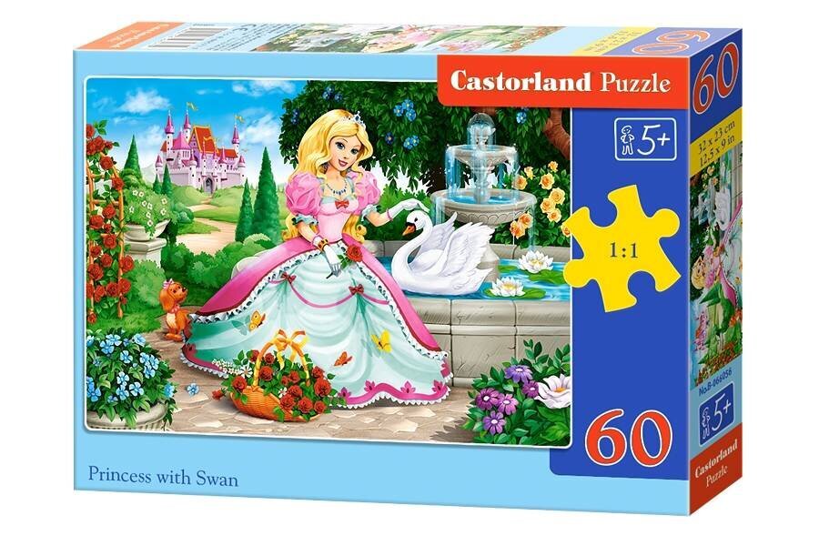 Castorland printsess koos luigega Puzzle, 60 tükki hind ja info | Pusled | kaup24.ee