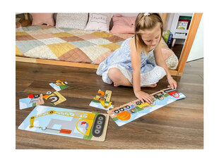 Puzzle komplekt väikelapsele - Ehitusmasinad цена и информация | Пазлы | kaup24.ee