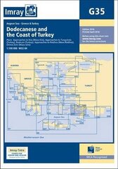 Imray Chart G35: Dodecanese and the Coast of Turkey New edition hind ja info | Ühiskonnateemalised raamatud | kaup24.ee