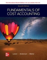 ISE Fundamentals of Cost Accounting 7th edition цена и информация | Книги по экономике | kaup24.ee