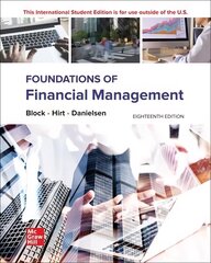 ISE Foundations of Financial Management 18th edition цена и информация | Книги по экономике | kaup24.ee