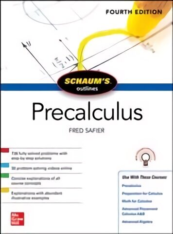 Schaum's Outline of Precalculus, Fourth Edition 4th edition цена и информация | Majandusalased raamatud | kaup24.ee