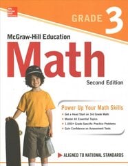 McGraw-Hill Education Math Grade 3, Second Edition 2nd edition цена и информация | Книги по экономике | kaup24.ee