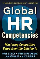 Global HR Competencies: Mastering Competitive Value from the Outside-In hind ja info | Majandusalased raamatud | kaup24.ee