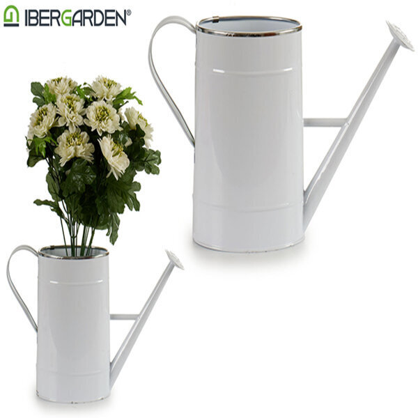 Decorative watering Can metall valge (10,5 x 22,5 x 38 cm) hind ja info | Dekoratsioonid | kaup24.ee