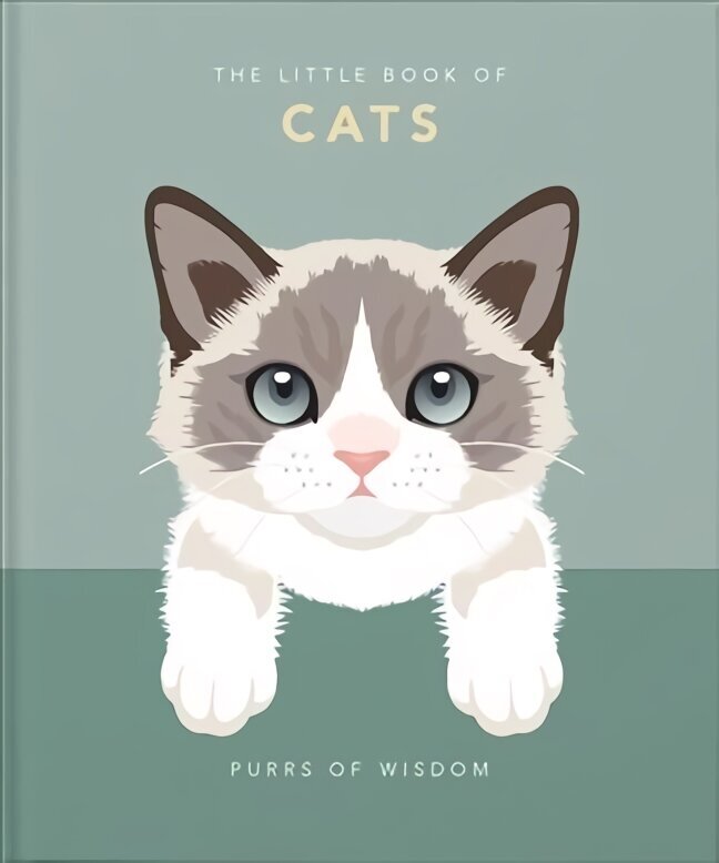 Little Book of Cats: Purrs of Wisdom цена и информация | Tervislik eluviis ja toitumine | kaup24.ee