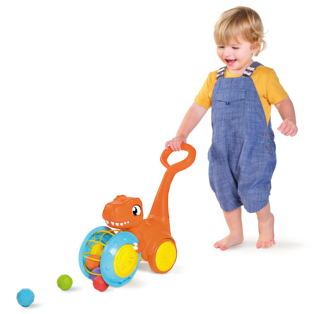 Lükatav mänguasi Tomy Pic & Push Dinosaurus T-Rex, E73254 hind ja info | Imikute mänguasjad | kaup24.ee