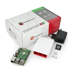 Raspberry Pi 3B WiFi + 32GB microSD + komplekt ametlikke tarvikuid hind ja info | Robootika, konstruktorid ja tarvikud | kaup24.ee