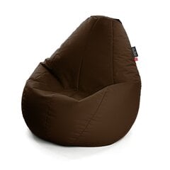 Кресло-мешок Qubo™ Comfort 90 Chocolate POP FIT цена и информация | Кресла-мешки и пуфы | kaup24.ee