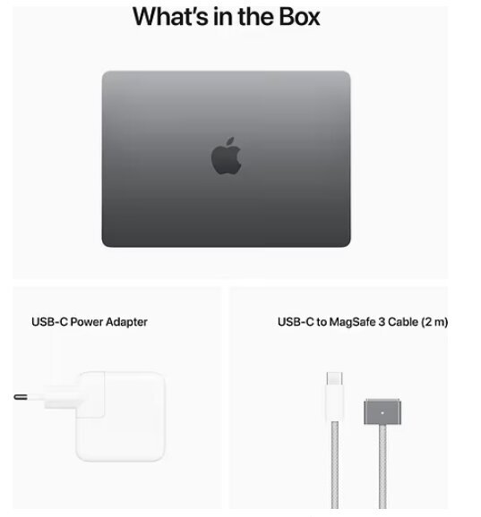 Apple MacBook Air 13.6" Apple M2 8/256GB Space Gray RUS MLXW3RU/A hind ja info | Sülearvutid | kaup24.ee